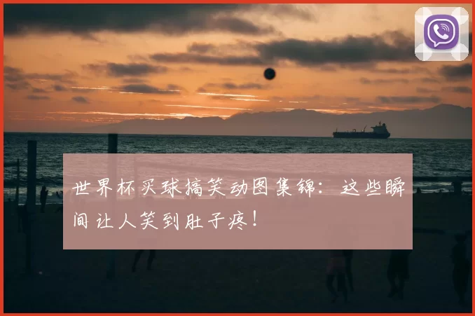 世界杯买球搞笑动图集锦：这些瞬间让人笑到肚子疼！