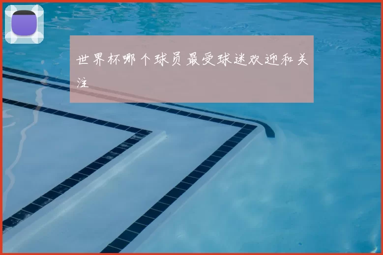 世界杯哪个球员最受球迷欢迎和关注