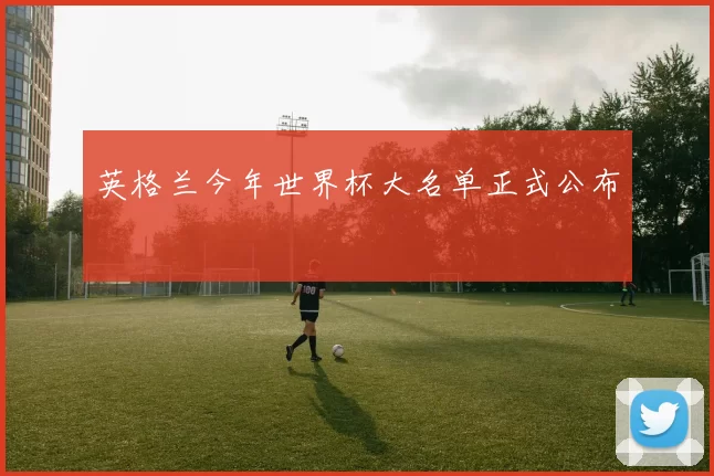英格兰今年世界杯大名单正式公布