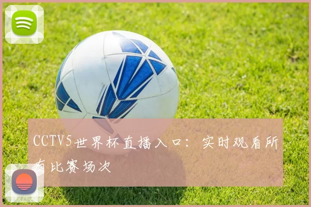 CCTV5世界杯直播入口:实时观看所有比赛场次